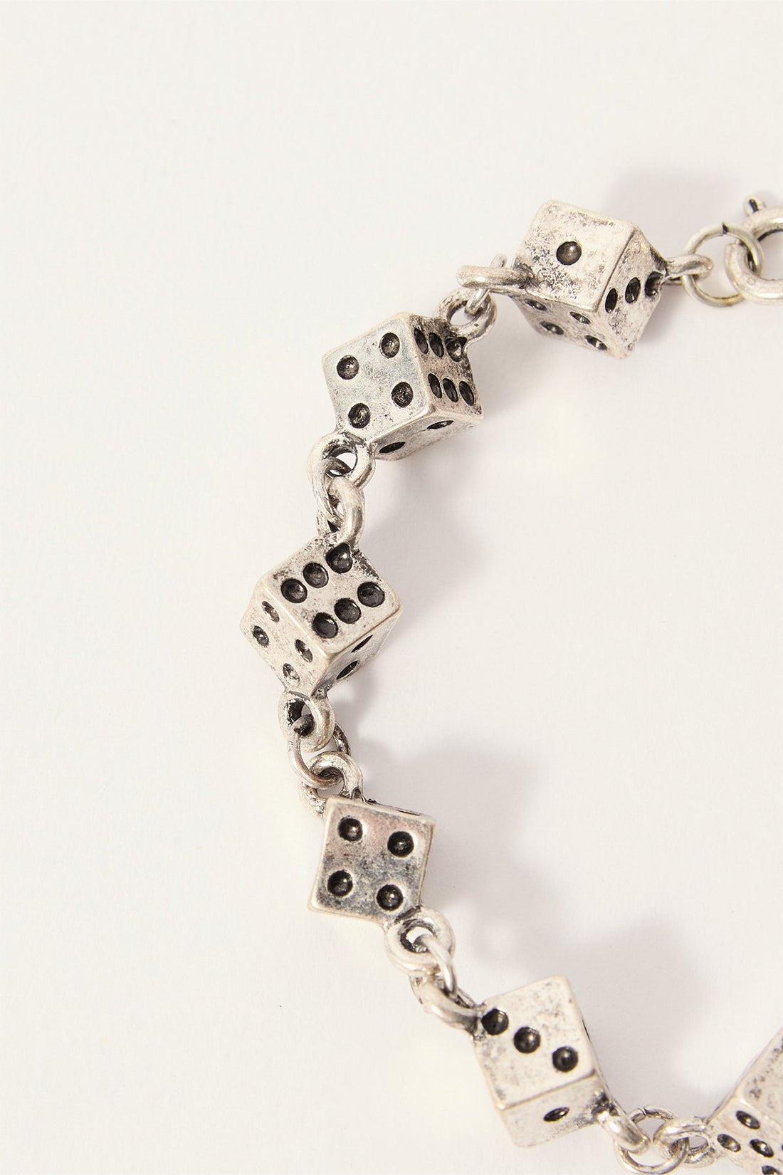 Neovision Dice Bracelet Antique Silver