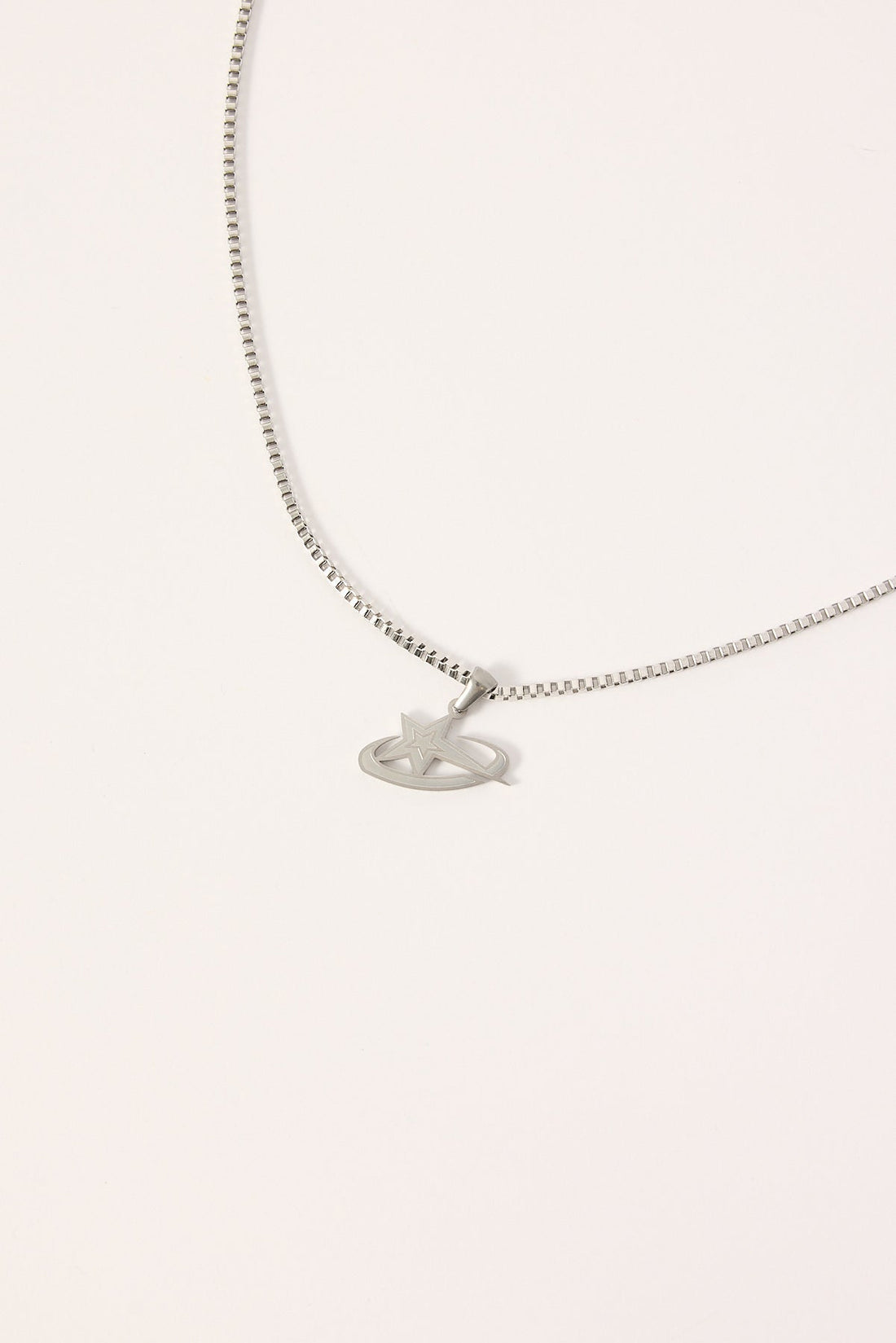 Neovision Galaxy Pendant Necklace Brushed Stainless Steel